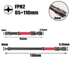 Screwdriver Bit 6mm Head for Electricians Special (Alloy Steel, Anti-rust)