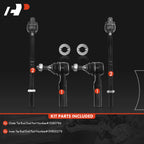 Set of 4 Outer & Inner Tie Rods for Ford Explorer (2006-2010)