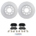 Bosch Rear Disc Brake Rotors & Semi-Met Brake Pads Kit for A3 Jetta Rabbit (2006–2013)