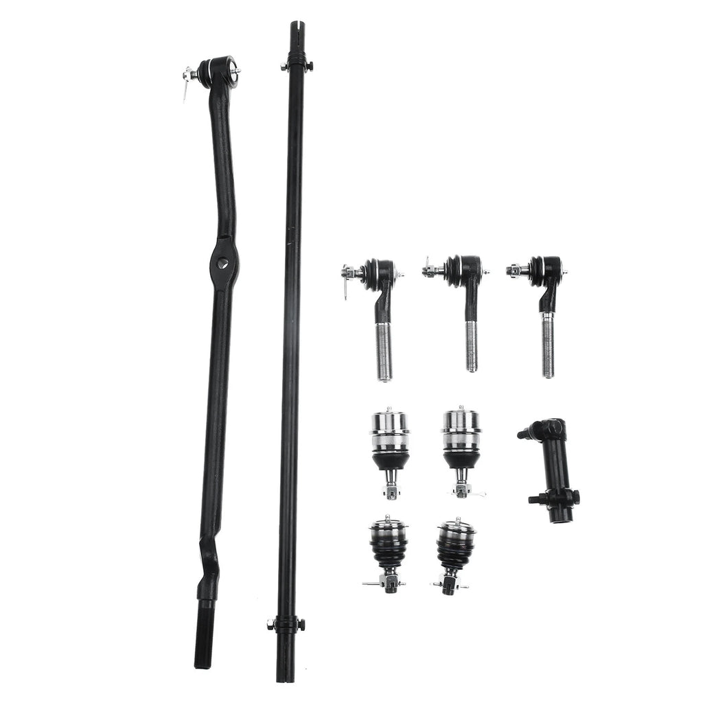 10x Front Ball Joints & Tie Rod Ends for Jeep Wrangler TJ (1997–2006)