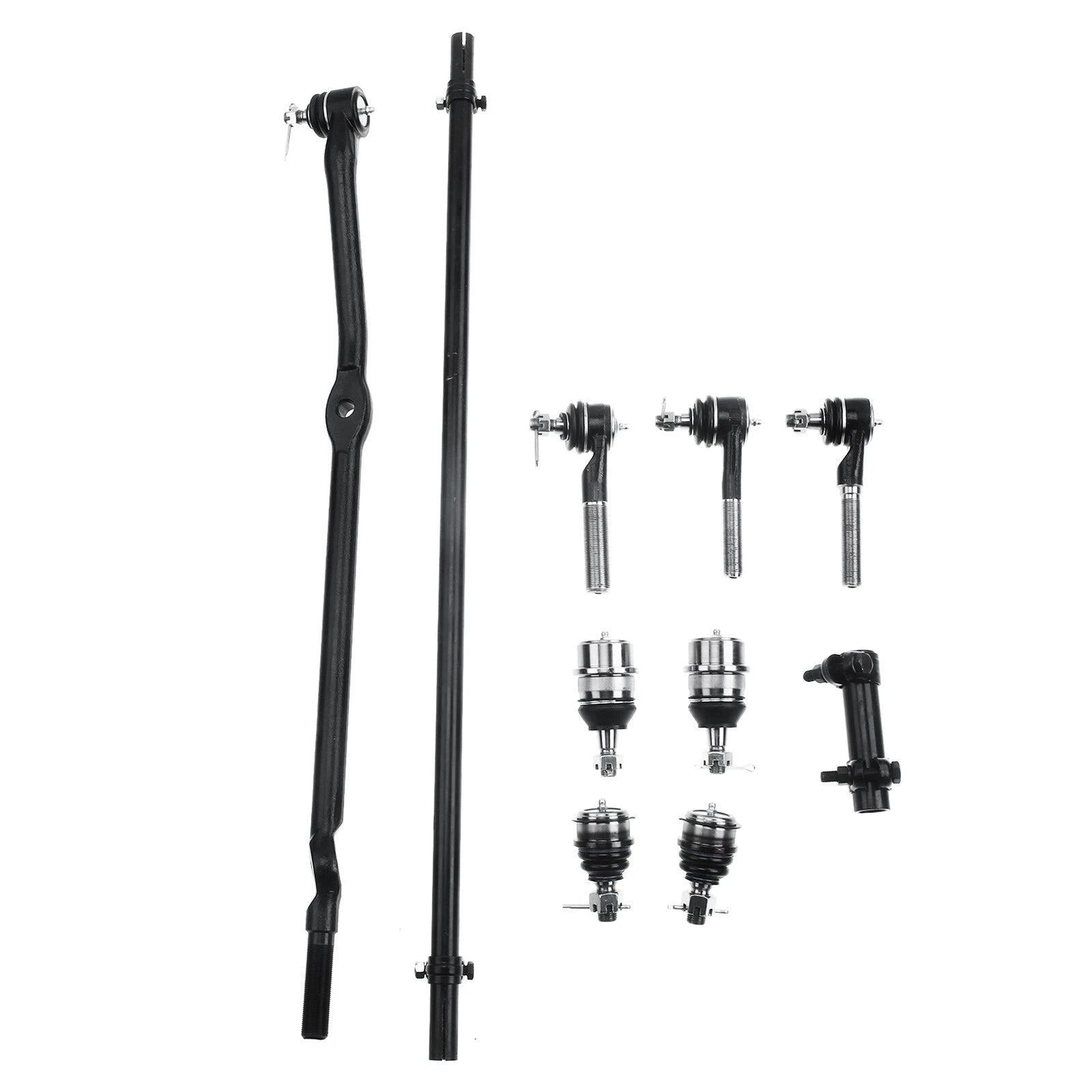 10x Front Ball Joints & Tie Rod Ends for Jeep Wrangler TJ (1997–2006)