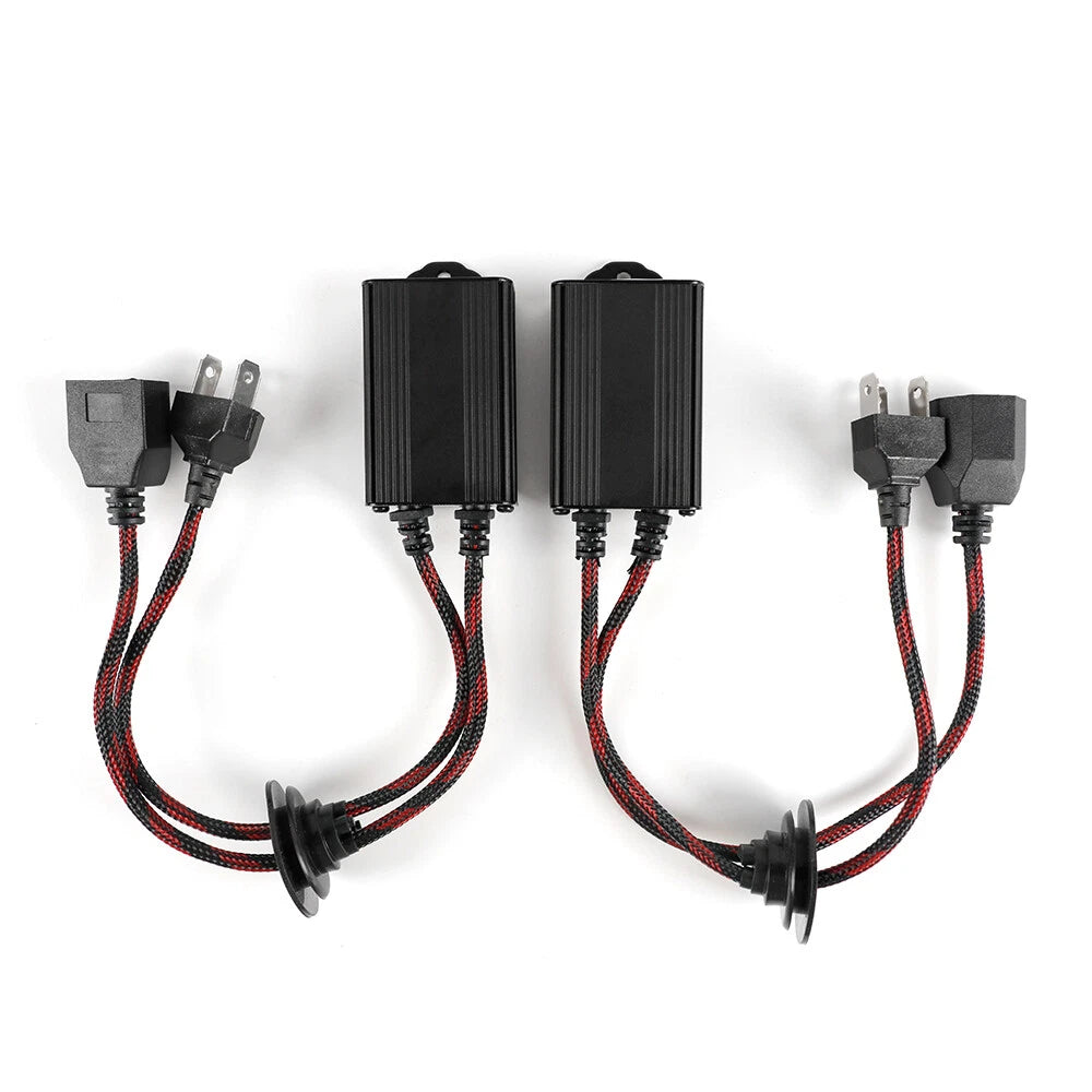 H4 9003 LED Headlights Resistor Canbus No-Error Decoder for Universal (2010–2023)