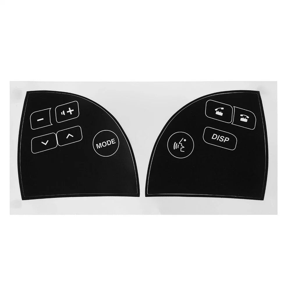 Steering Wheel Control Button Decals for 2007-2012 Lexus ES350 (2007-2012)
