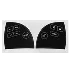 Steering Wheel Control Button Decals for 2007-2012 Lexus ES350 (2007-2012)