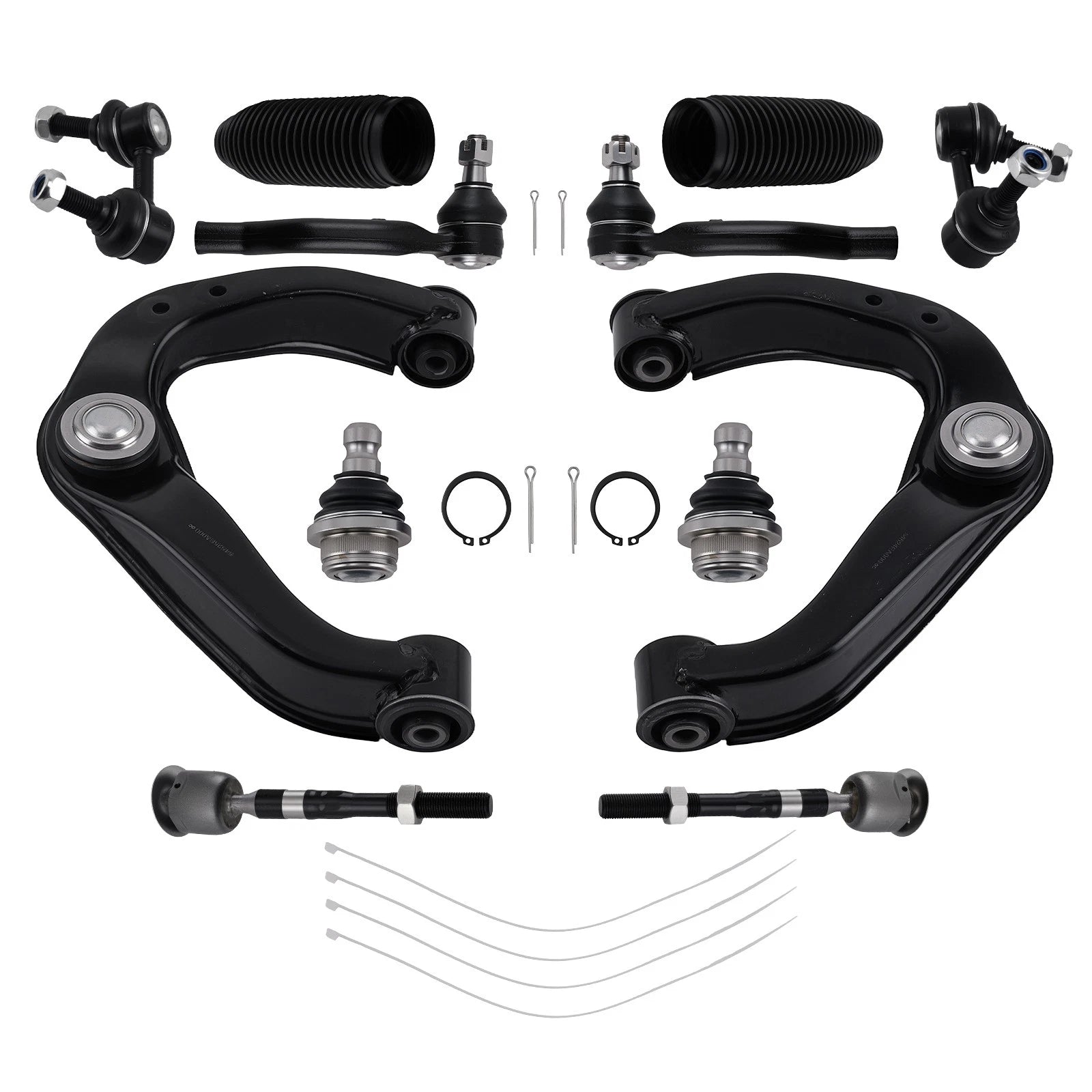 Set of 2 Front Control Arms + Ball Joints for Nissan Pathfinder Frontier (2005–2019)