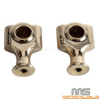 1 Inch Retro Brass Handlebar Risers for Harley Chopper Dyna Street Bob