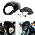 Motorcycle Headlight Fairing Cover ABS Visor Cowl for Harley AU