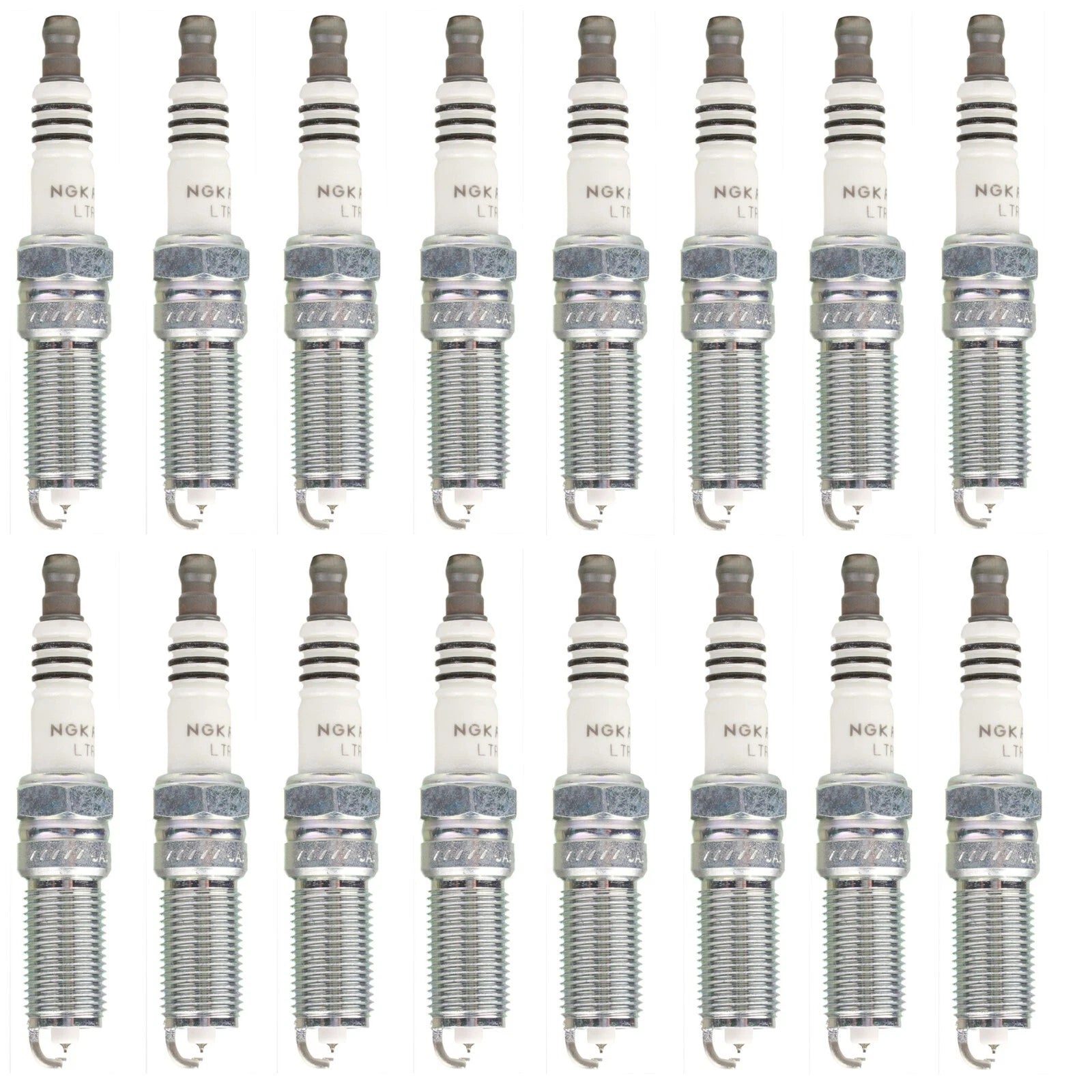 Set of 16 NGK Ruthenium HX Spark Plugs for Buick, Cadillac, Chevy, Ford, Rover, Lincoln