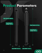 Front Rear Shock Strut Absorbers for Jeep Grand Cherokee (1999–2004)