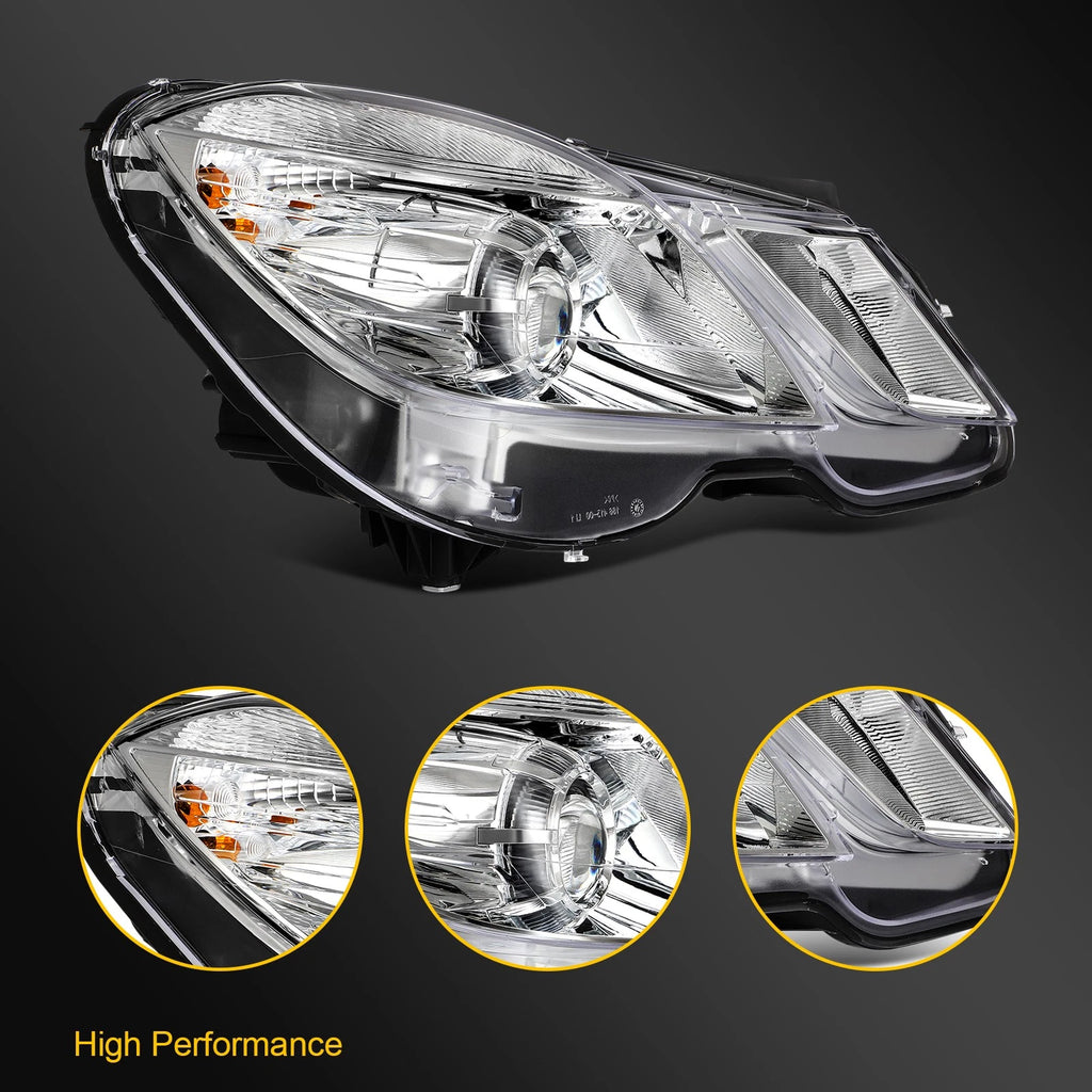 Passenger Side Projector Headlight for Mercedes Benz E350 E400 E550 (2010–2013)