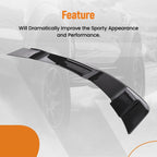 Gloss Black Wing Spoiler for Ford Mustang (2010–2014) ABS