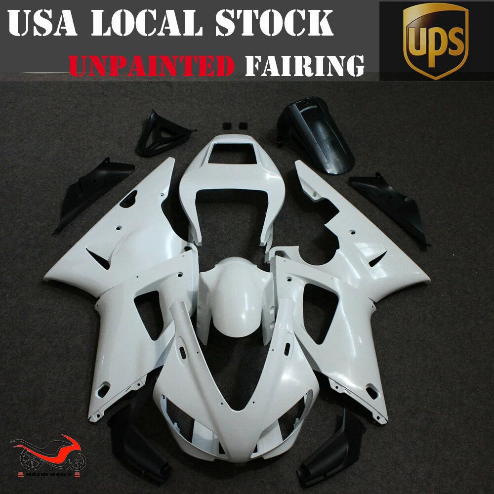 Fairing Kit for Yamaha YZF R1 (1998–1999) Unpainted ABS Bodywork