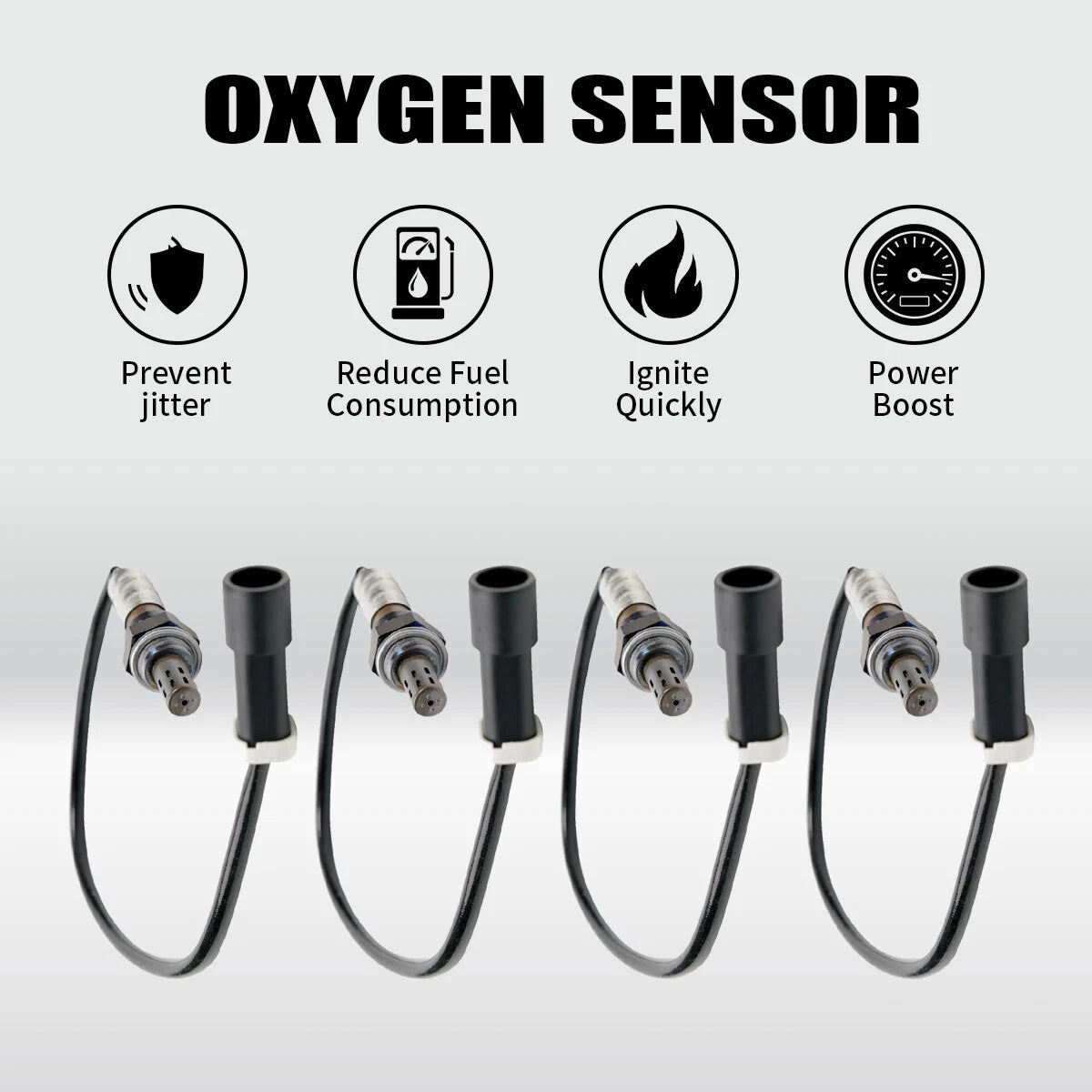 Set of 4 Oxygen O2 Sensors for Ford Mustang (1995–2010) 234-4610