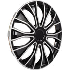 Set of 4 Wheel Covers for R16 Tire & Rim (16 Inch) - Black