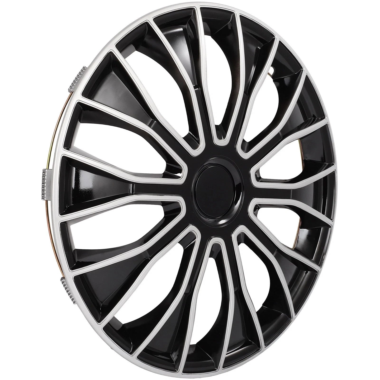 Set of 4 Wheel Covers for R16 Tire & Rim (16 Inch) - Black