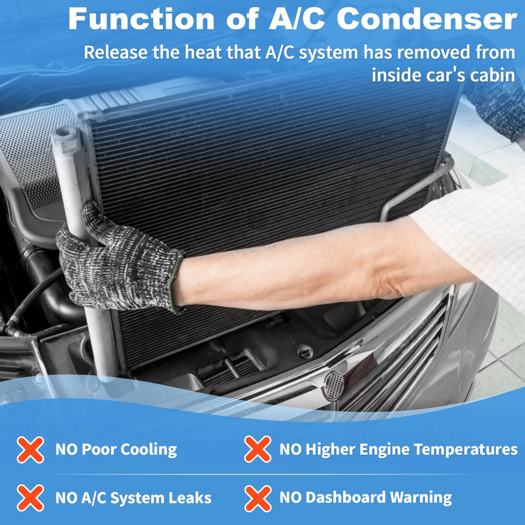 A/C Condenser with Receiver Drier for Toyota RAV4 (2013–2018)