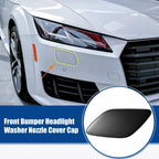 Front Left Bumper Headlight Washer Nozzle Cover Cap for BMW 328i Black