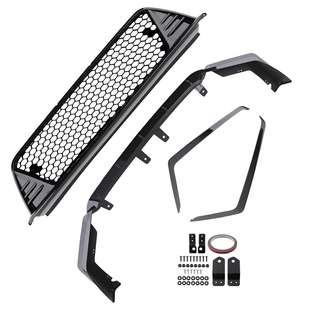 Front Bumper Lower Grille + Lip for Honda Civic Sedan & Hatchback (2022-2024)