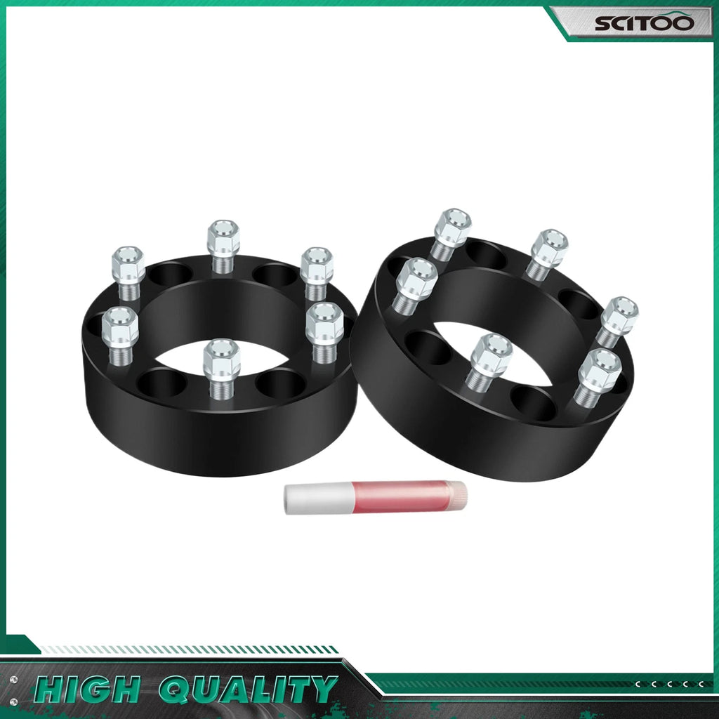 2X 2" Wheel Spacers M14x1.5 6x5.5 6x139.7mm for Chevrolet Suburban (2015–2025)