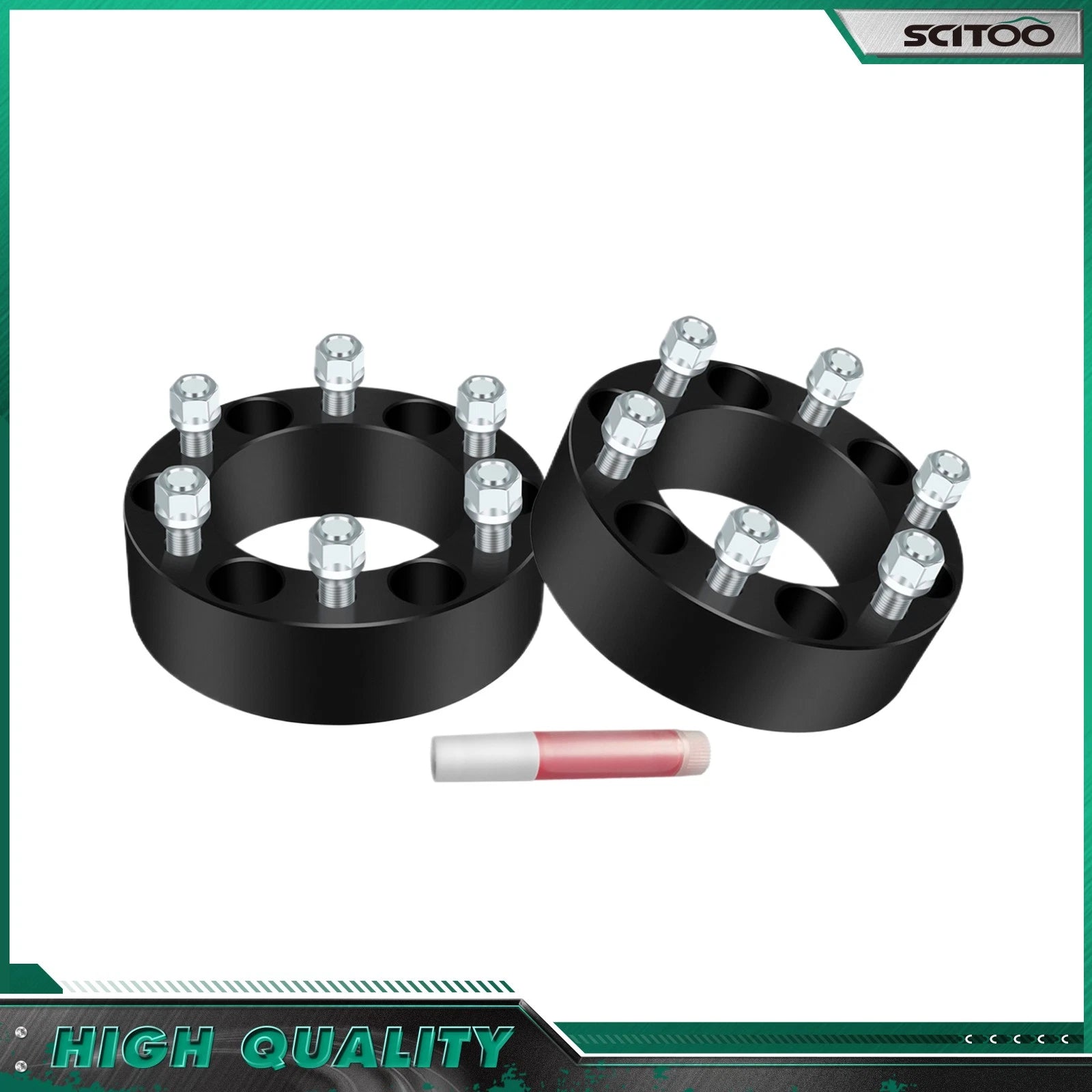 2X 2" Wheel Spacers M14x1.5 6x5.5 6x139.7mm for Chevrolet Suburban (2015–2025)