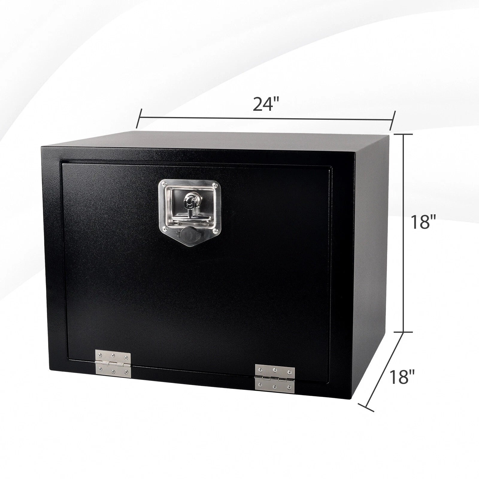 Set of 2 Steel Pickup Truck Tool Boxes for Universal Fit (24"-36")