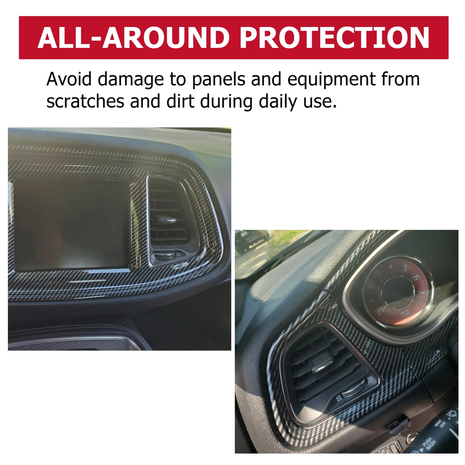 Dashboard Panel Trim for Dodge Challenger (2015-2023)