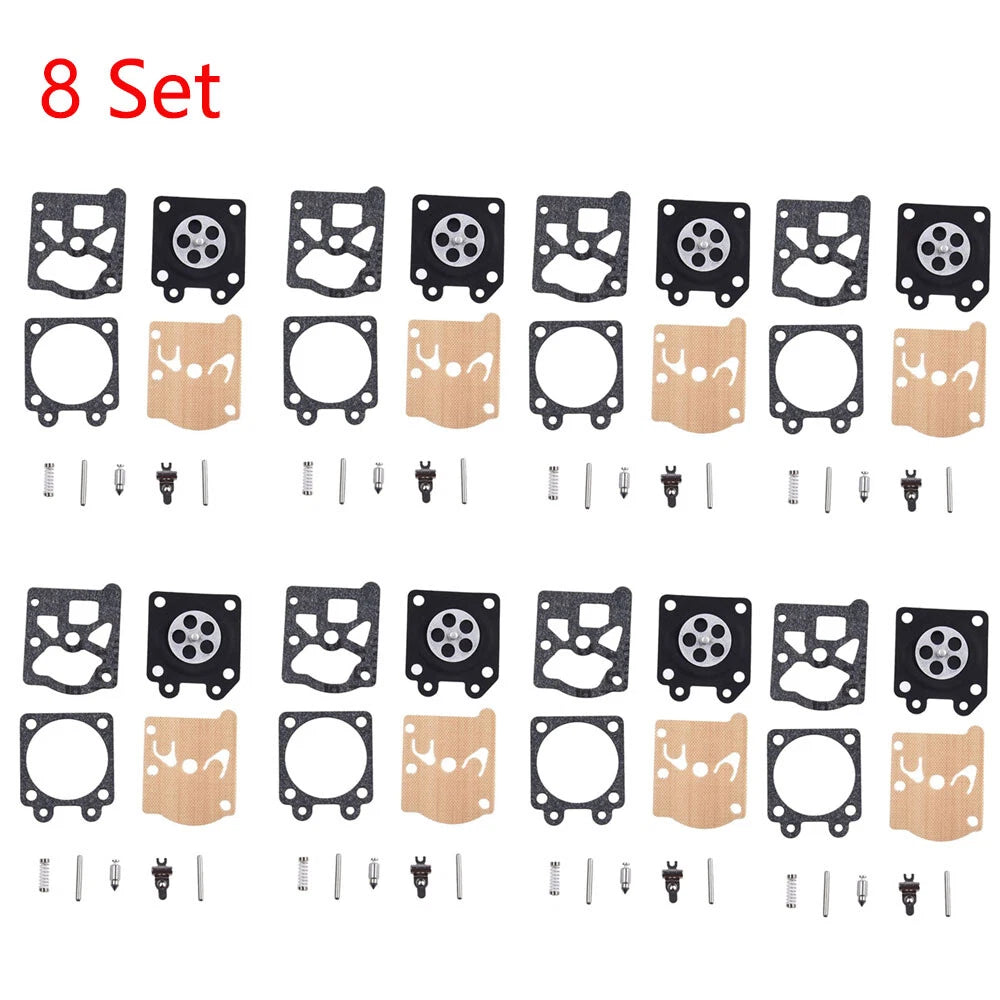 Set of 8 Carburetor Gasket Kit for Stihl 024 026 MS240 MS260 (WALBRO K11-WAT)