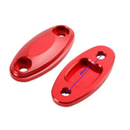 CNC Aluminum Red Mirror Block Off Plates for Honda CBR500R CBR600RR (2013–2020)