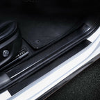 Carbon Fiber Door Sill Protector Scuff Plate for Make Model