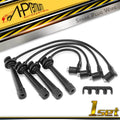 Set of 4 Spark Plug Wires for Kia Rio (2001–2005)