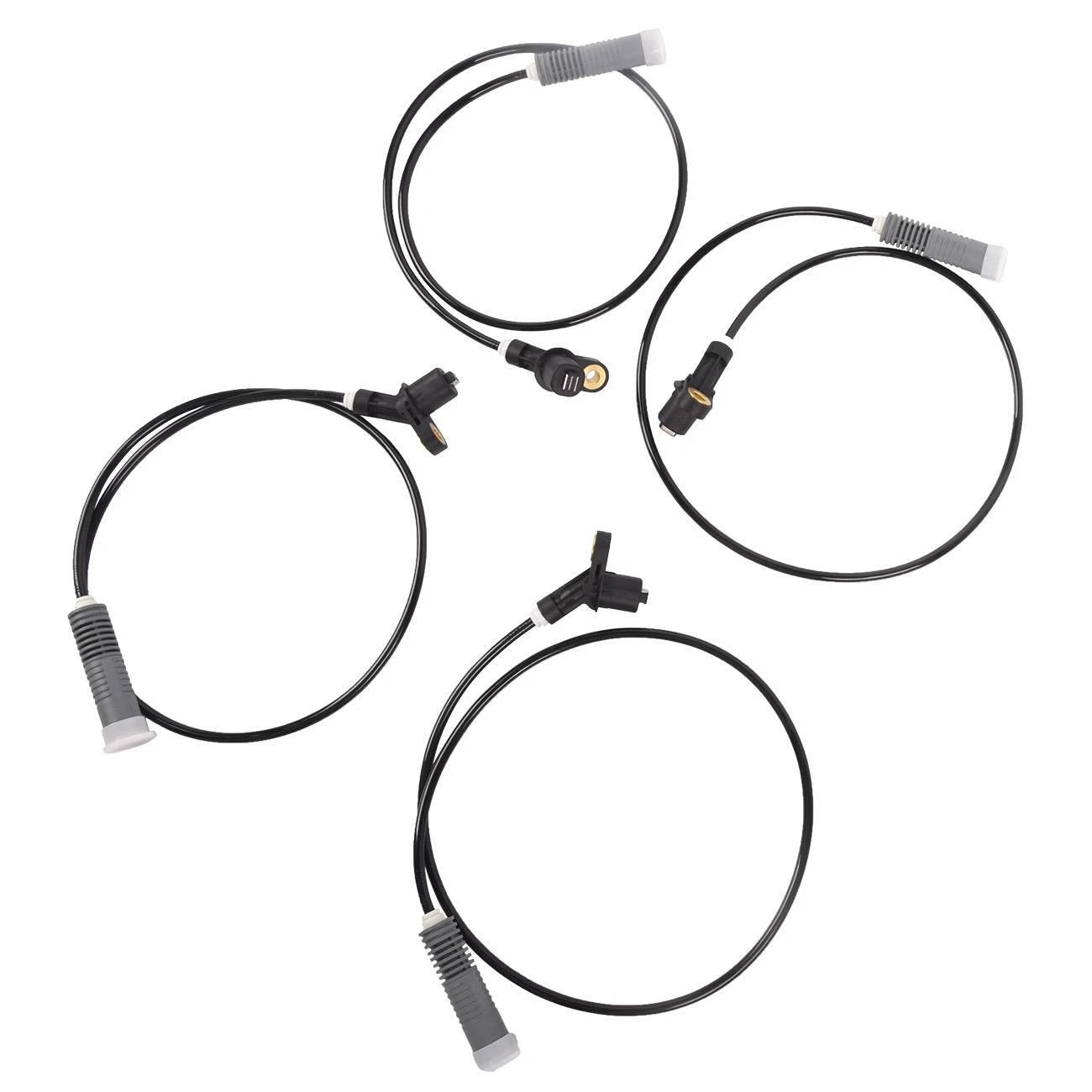 Set of 4 ABS Wheel Speed Sensors for BMW 318i 323i 325i 328i M3 (1992–2006)