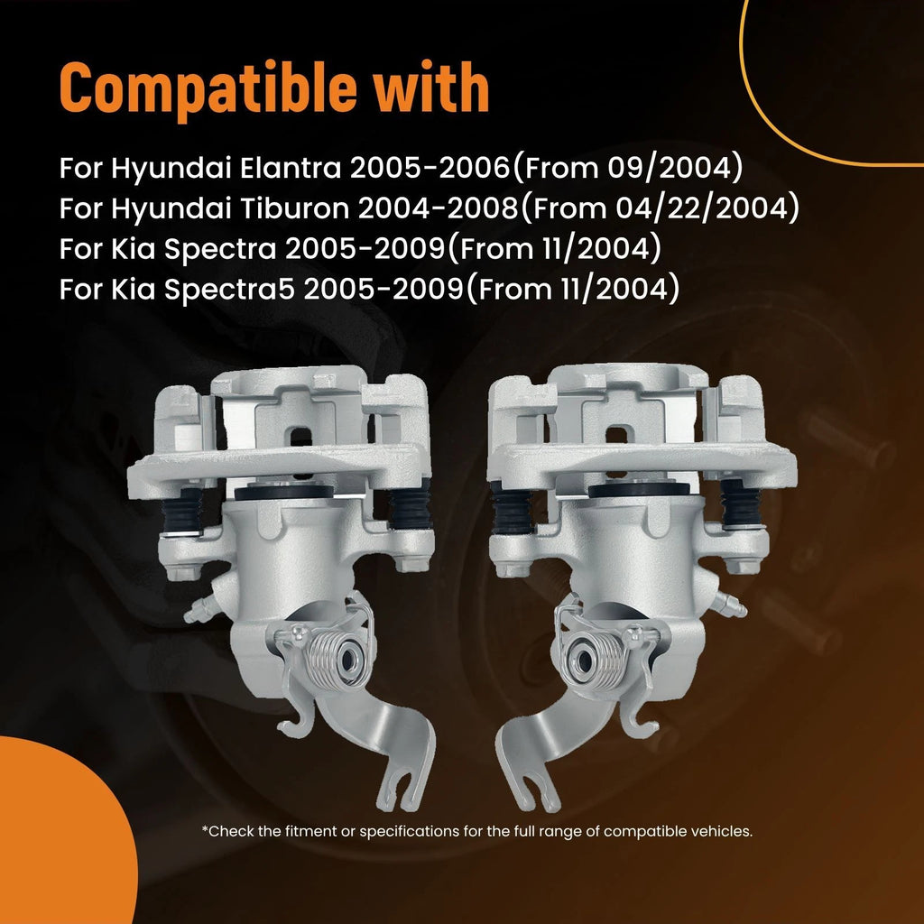 Rear Disc Brake Caliper Assembly Set for Kia Spectra (2005–2009)