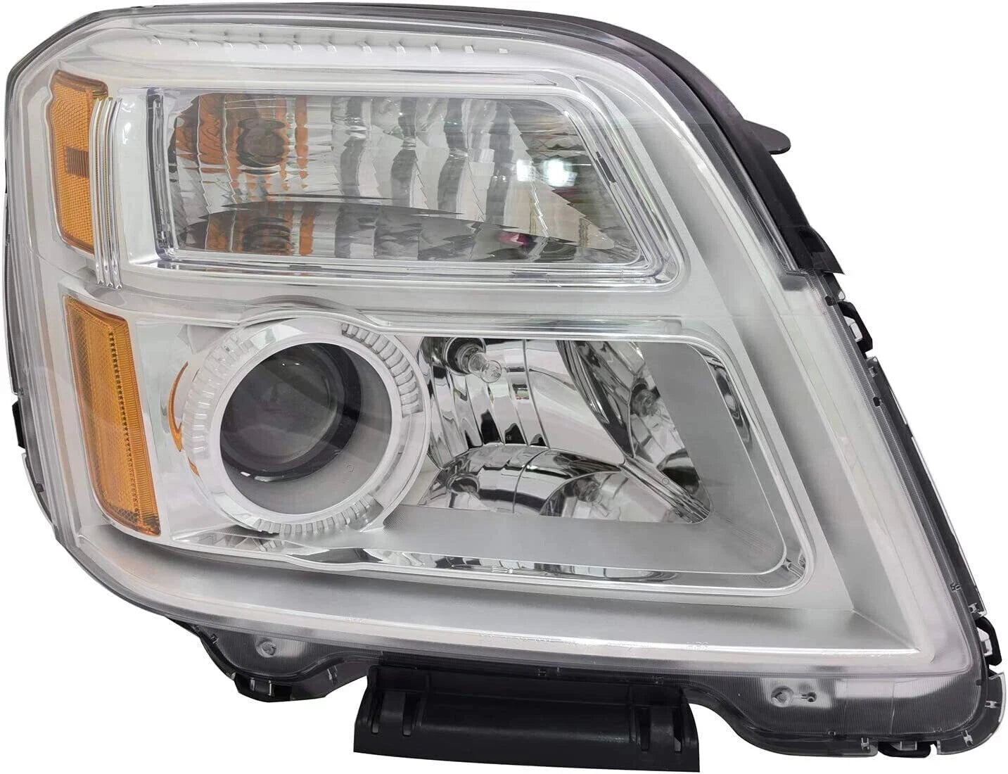 Halogen Headlight w/Bulb Chrome Right for GMC Terrain (2016–2017)
