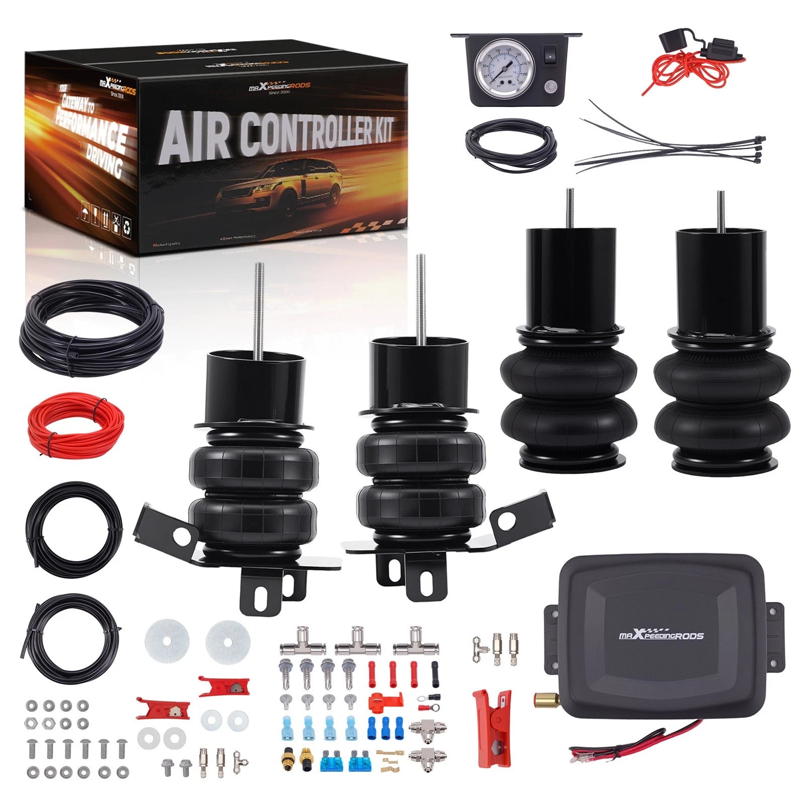 Air Spring Brackets & Controller for Chevy Impala (1965–1970)
