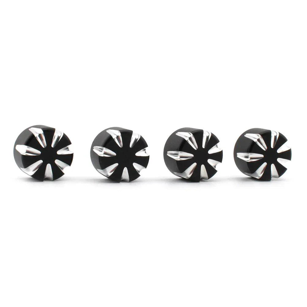 4 Pcs Aluminum Head Bolt Cover Caps for T120 Thruxton Scrambler (2016-2023)