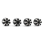 4 Pcs Aluminum Head Bolt Cover Caps for T120 Thruxton Scrambler (2016-2023)