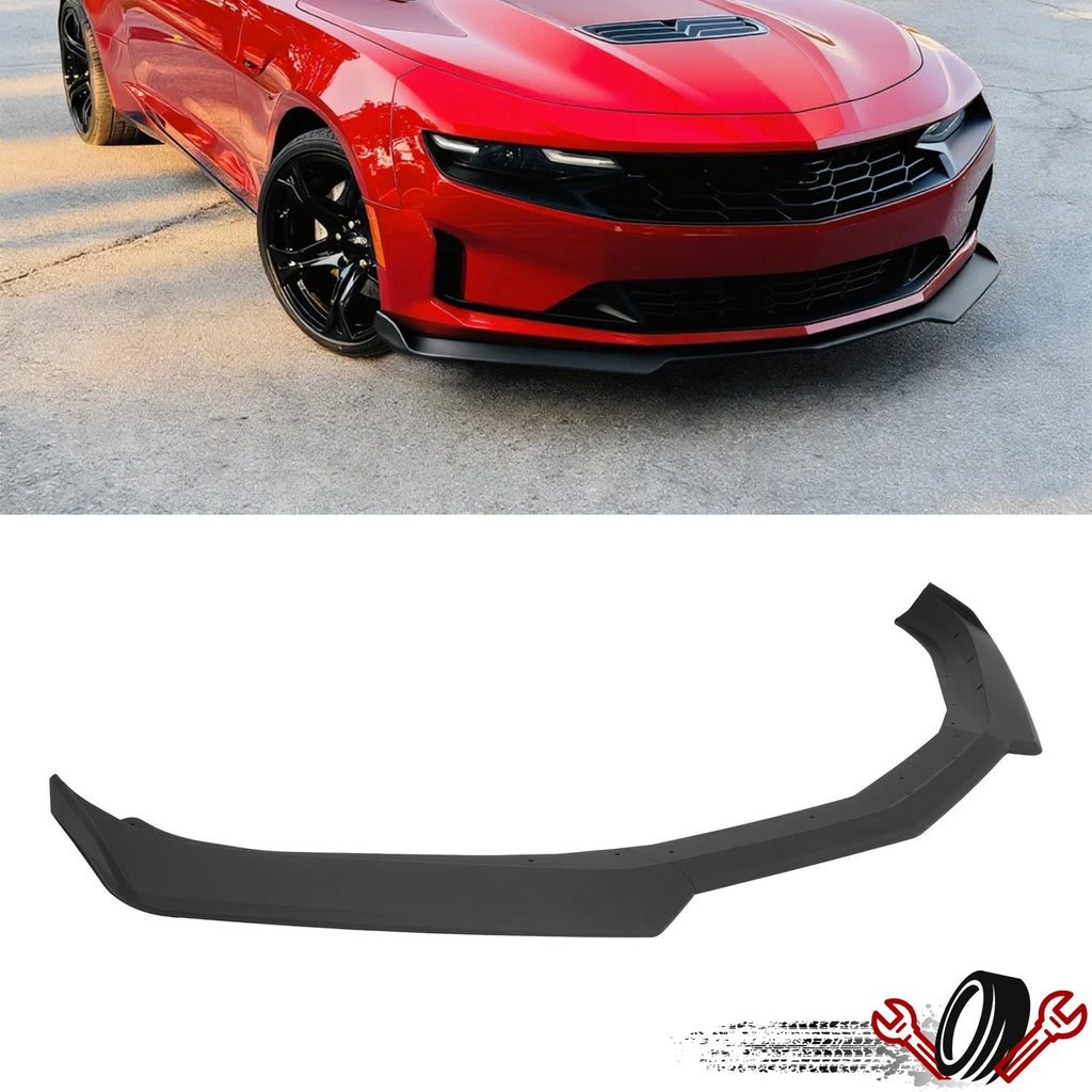Matte Black Front Bumper Lip Splitter for Chevy Camaro (2016–2024)