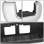 Chrome Steel Rear Bumper for Toyota Tacoma (2016–2023)