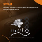 Fuel Lift Pump Kit for Dodge Cummins 5.9L 6BT (1998–2002) P7100 3927153 4761979