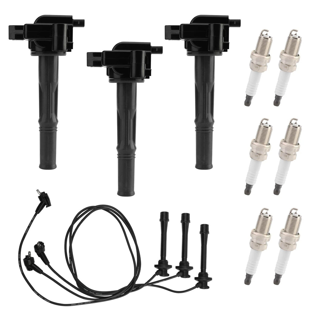 Ignition Coil & Spark Plugs Set for Toyota Tacoma Tundra 4Runner (1995–2004)