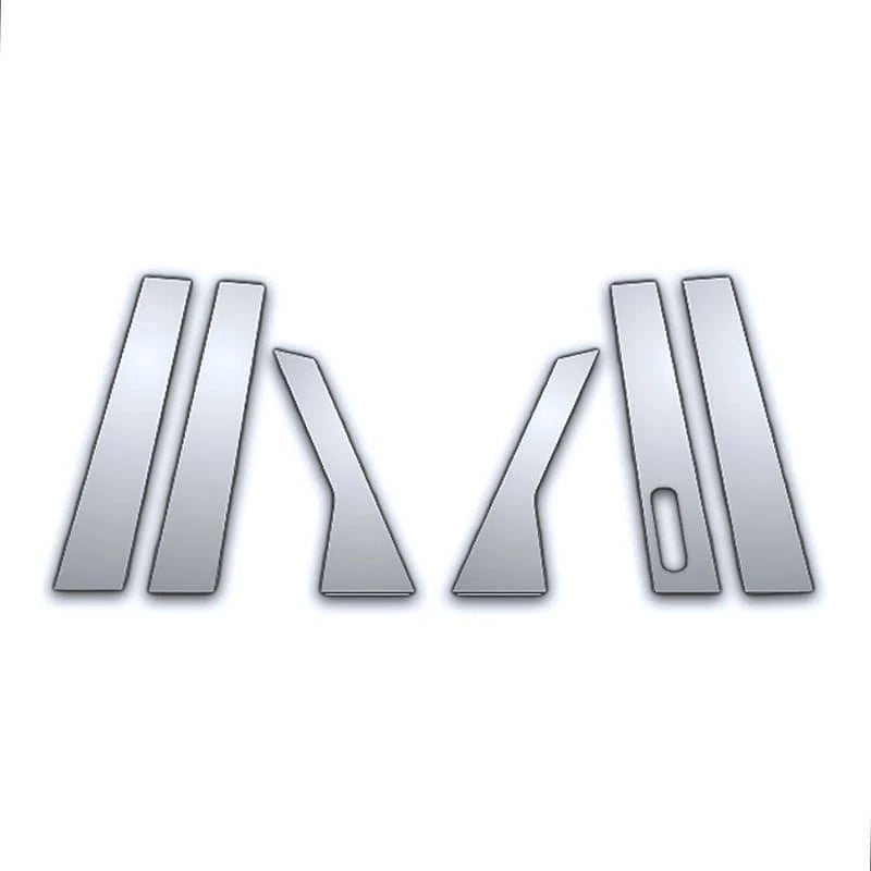 6Pc Chrome Pillar Post Covers With Cutout for Ford 500 (2005–2007)