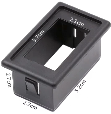 Open Trail Snap-In Switch Adapter Kit for Polaris ATV/UTV (1.45x0.83 in)