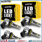 2X AUXITO 9005 & 9006 LED Headlight Bulbs 6500K High Low Beam