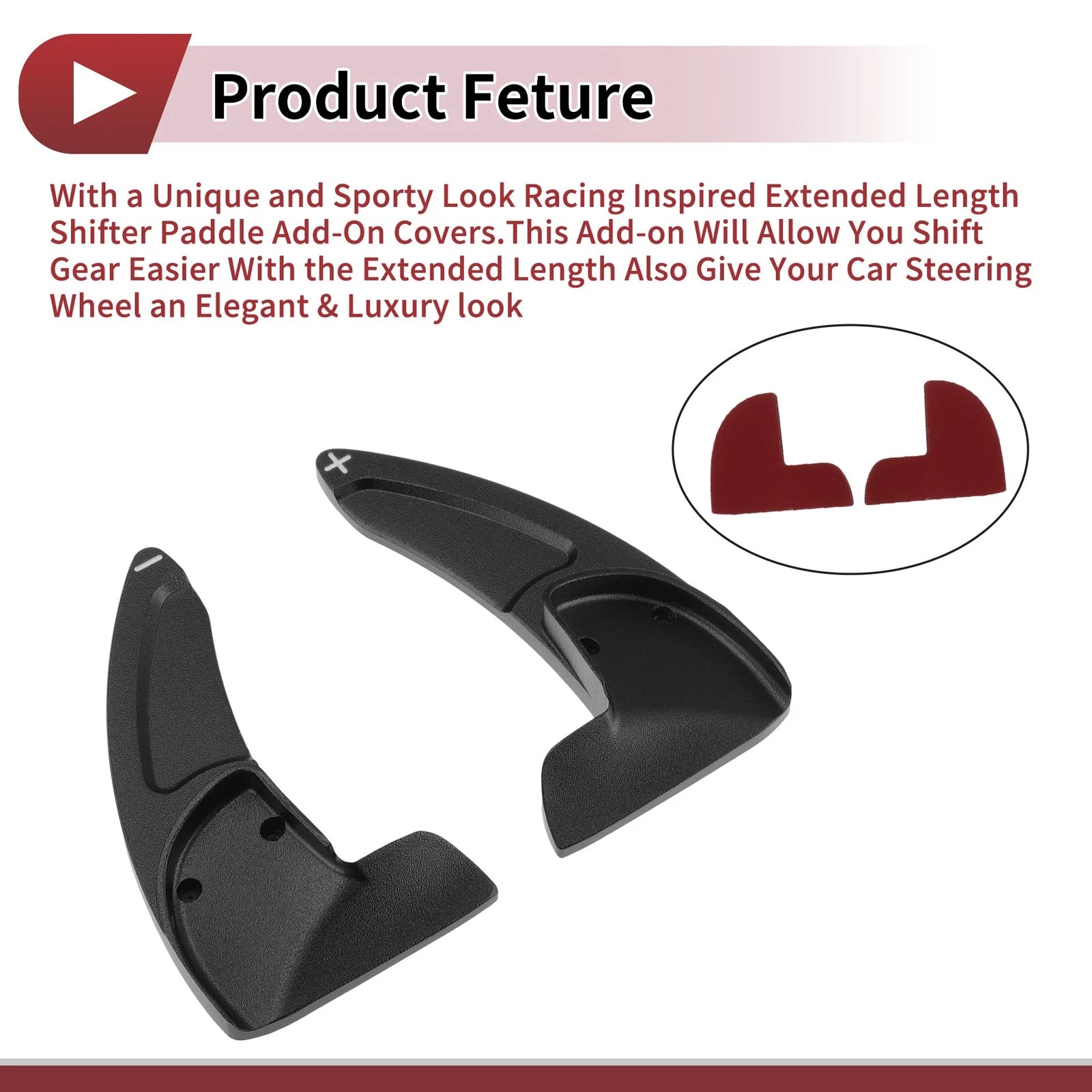 Aluminum Alloy Steering Wheel Shift Paddles for Dodge Challenger (2015–2023)