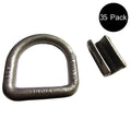 Set of 35 D-Ring Weld-On Flatbed Trailer Tie-Down Anchors