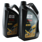 2X 5L Fuchs TITAN GT1 FLEX 3 SAE 5W-40 Engine Oil for Audi Jaguar MB