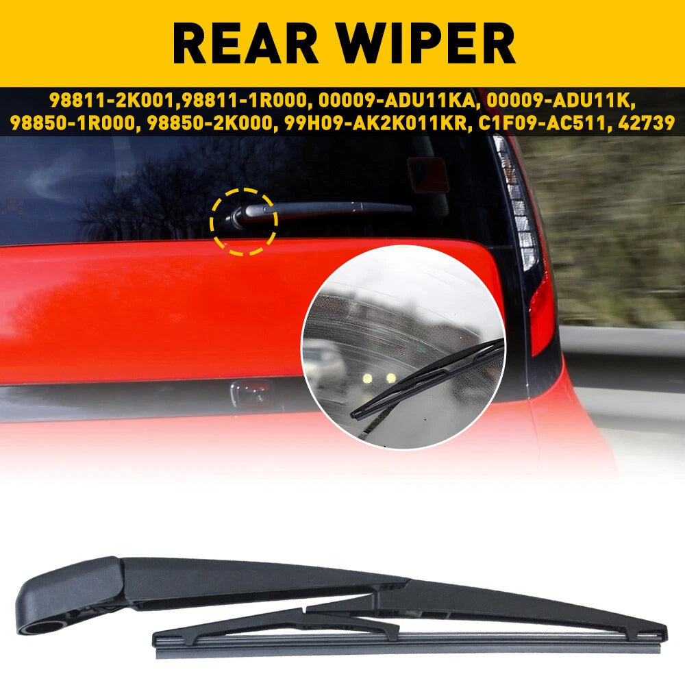 Rear Window Wiper Arm and Blade for KIA Soul (2010–2019)