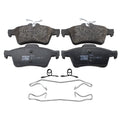 Set of 4 TRW Pro Low-Metallic Brake Pads for Ford Mazda Volvo Chevy Saab Jaguar