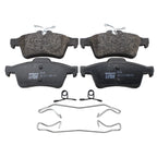 Set of 4 TRW Pro Low-Metallic Brake Pads for Ford Mazda Volvo Chevy Saab Jaguar