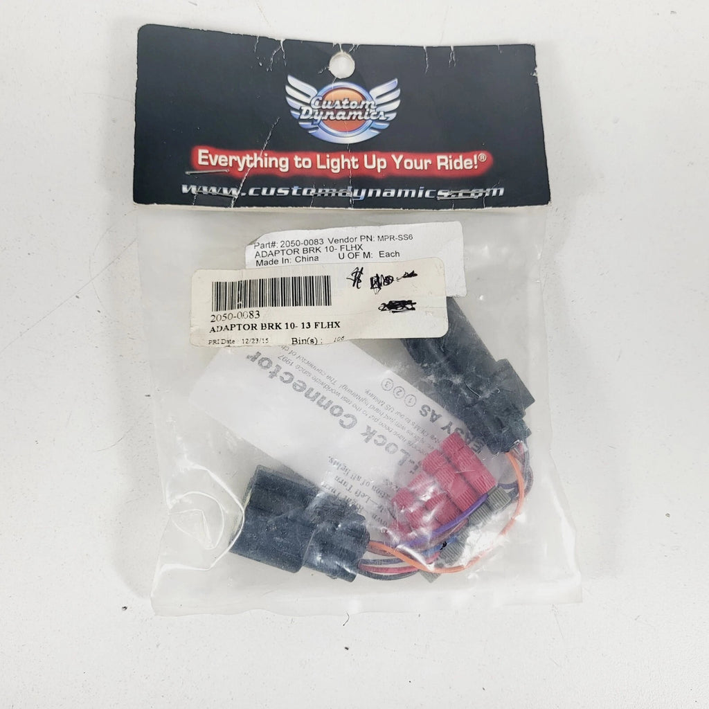 Custom Dynamics Plasma Rod Brake Light Adapter for Harley Street Road Glide (2010–2013)